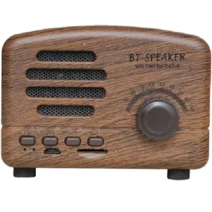 Bt01 Wooden Vintage Boombox – Wireless Fashion Speaker