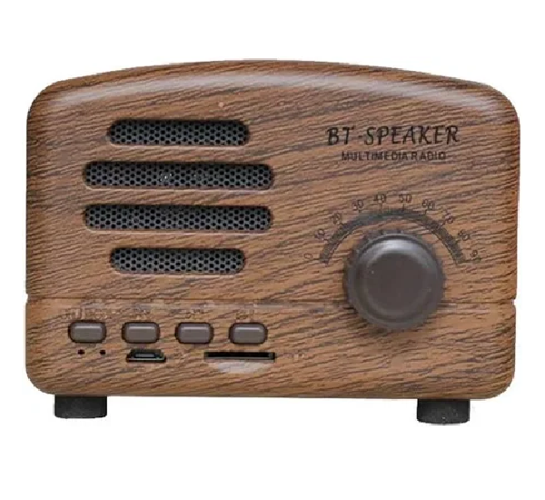 Bt01 Wooden Vintage Boombox - Wireless Fashion Speaker